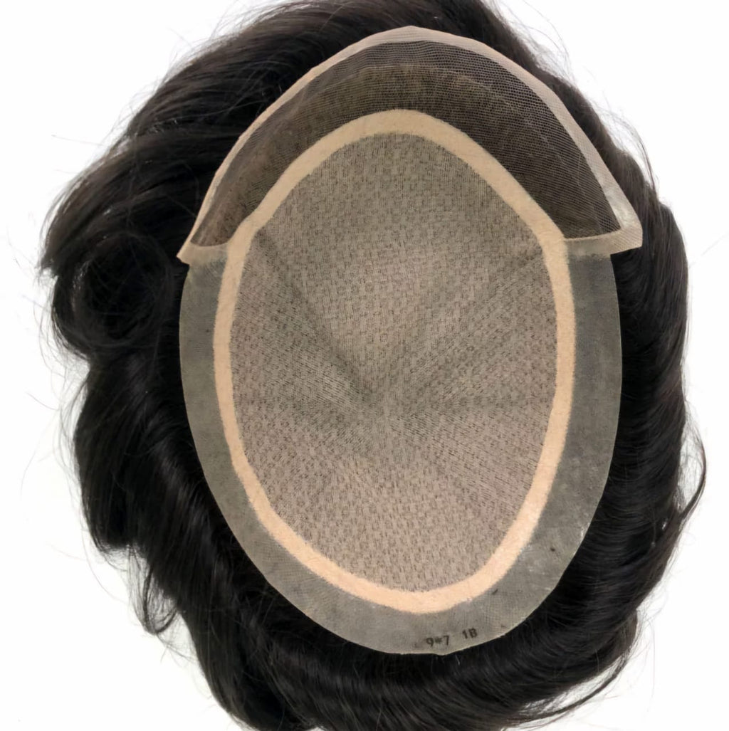 Silk/Mirage Bull Part Front Lace- Men Hair Toupee